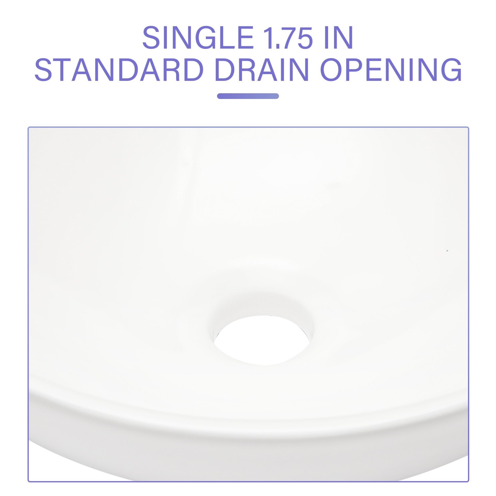 16" X 16" Vessel Bathroom Sink With Easy Installation - White - Image 8