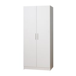 Mia Tall Shoe Cabinet With 6 Shelves - White
