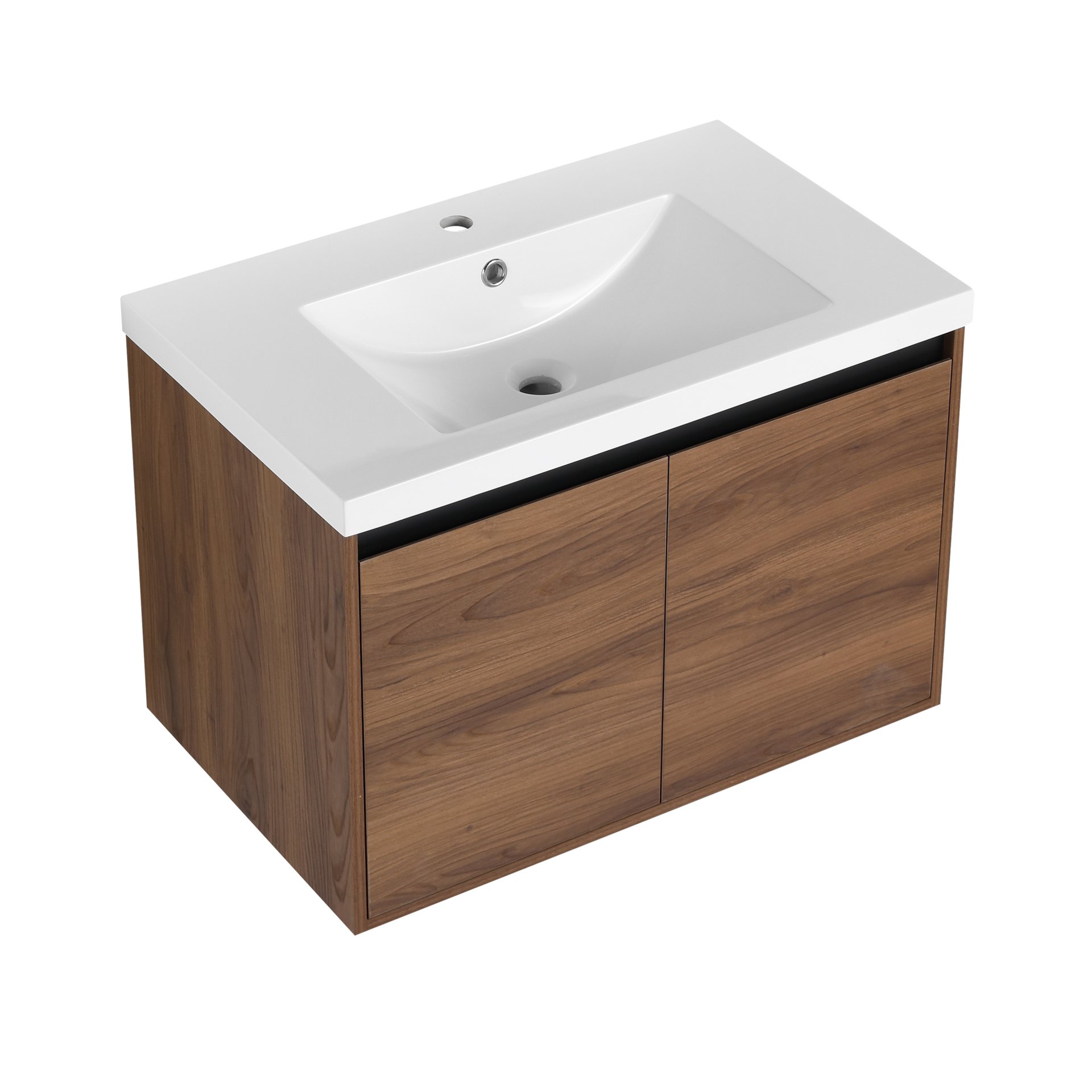 Bathroom Vanity With Resin Countertop Sink - Brown - Image 15