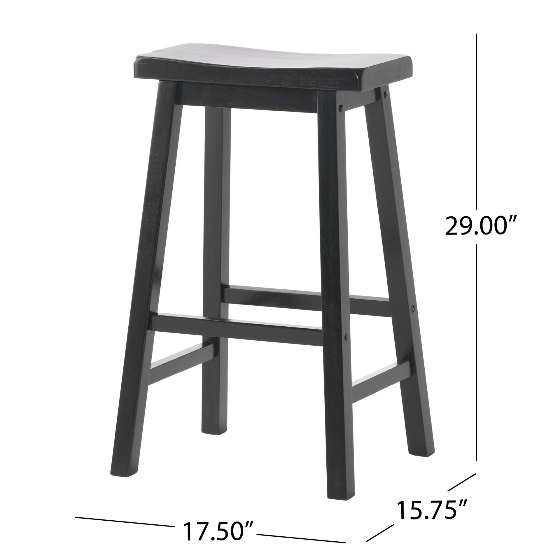 Saddle Stool - Black - Image 3
