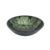 Vessel Sink With Faucet And Pop Up Drain, Natural Marble Texture Bathroom - Green - Image 9