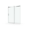 Frameless Soft Closing Shower Door, 1 / 4" (6Mm) Tempered Glass Single Sliding With Explosion Proof Coating - Brushed Nickel - Image 11