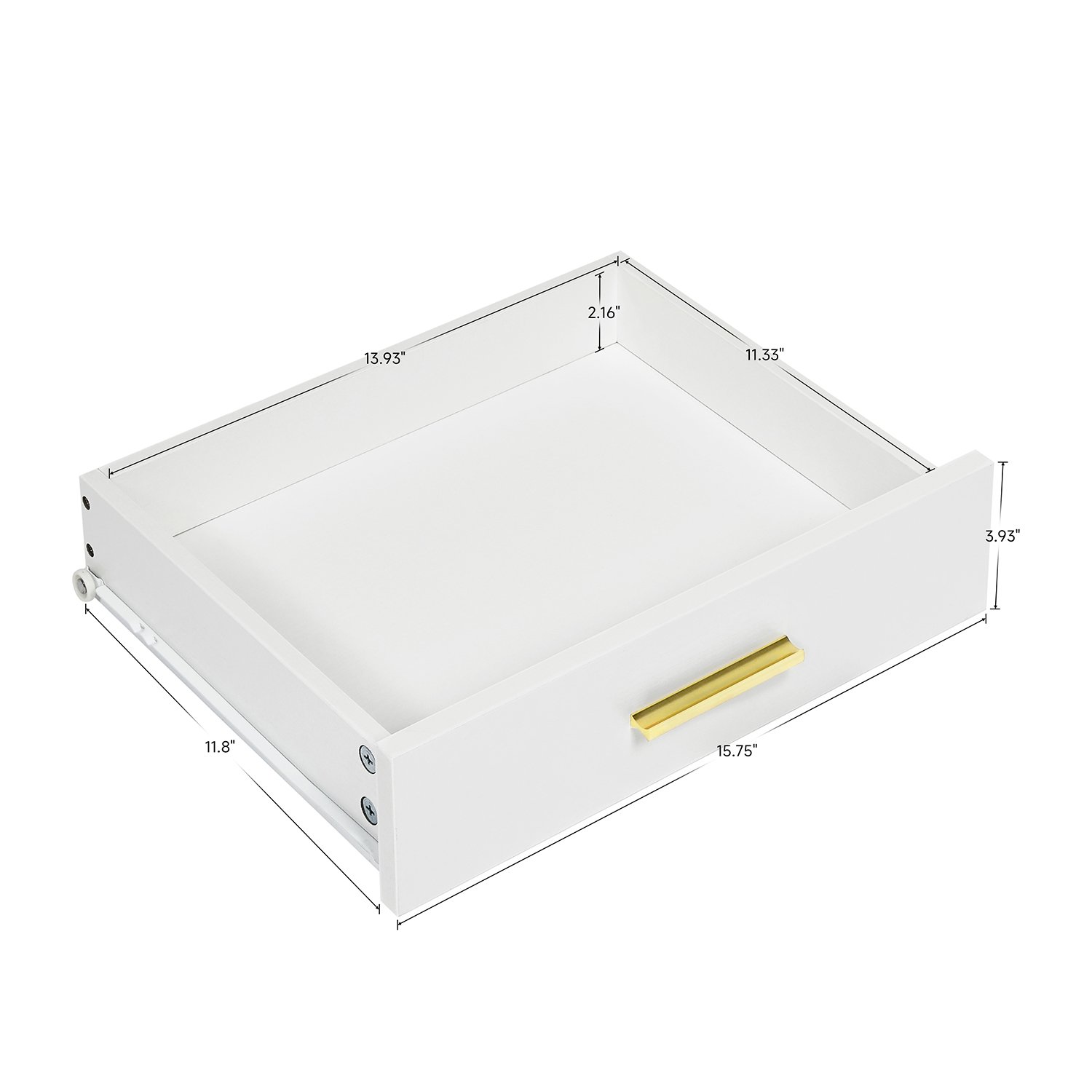 Modern 8 Drawer Dresser For Bedroom Ample Storage Wide Chest Of Drawers, Sturdy & Safe - White - Image 8