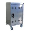 30 And 2 Bay Mobile School Charging Cart Station For Chromebook, Tablet And Laptop Computer With Power Strip Included - Silver - Image 7