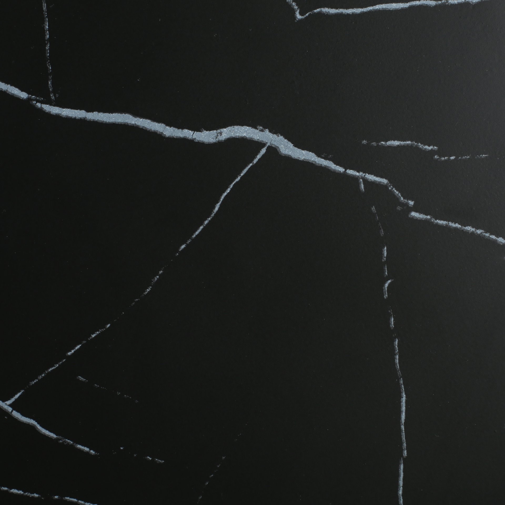 Outdoor Lightweight Concrete BMarble Effect Side Table, Living Room End Table - Black / Marble - Image 8