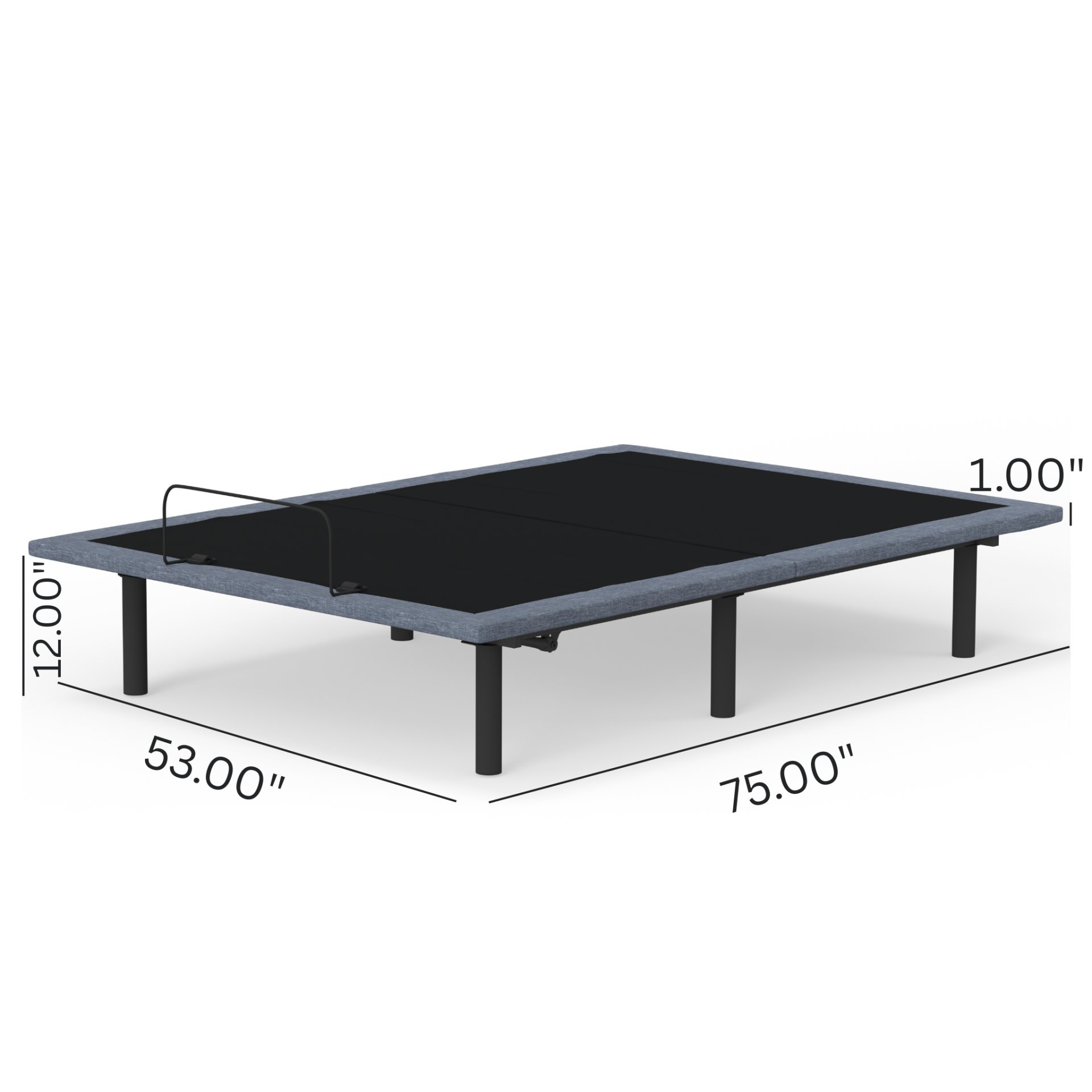 Btx4 - Full Adjustable Bed Base With Head And Foot Position Adjustment - Black / Gray - Image 9