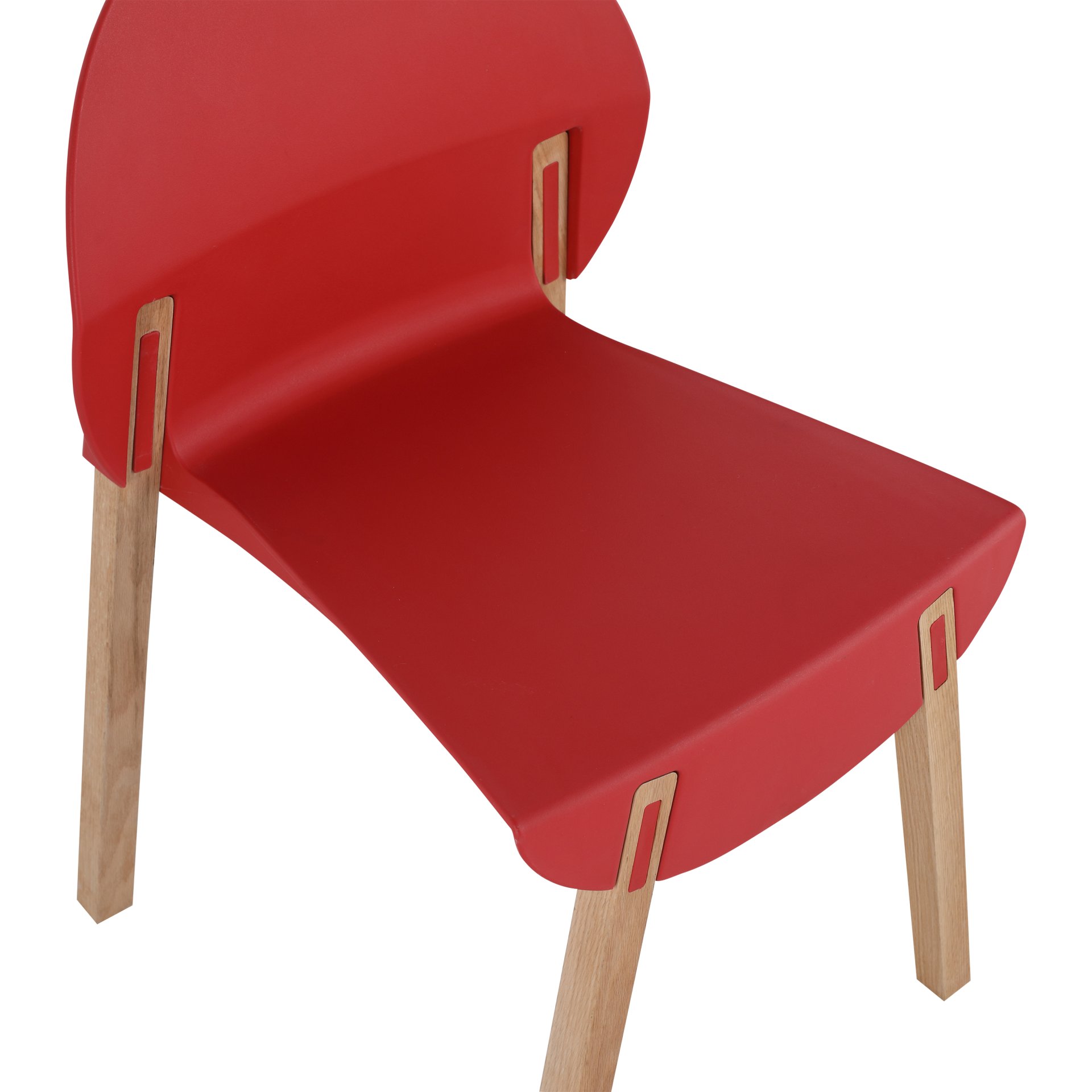 4 Piece Set Of Single Chairs With A Design Combining Modern And Traditional Elements, Durable And Comfortable - Crimson - Image 19