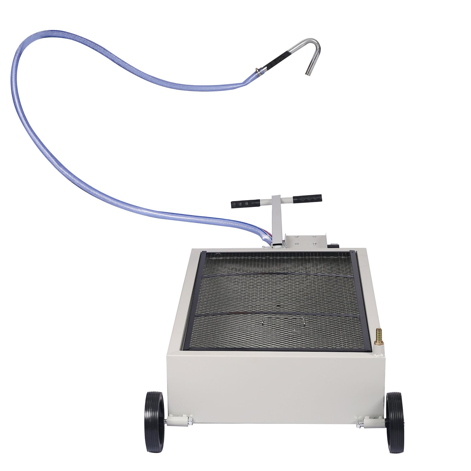 High Impact Polypropylene 20 Gallon Low Profile Oil Drain With Pump Steel - Gray - Image 5