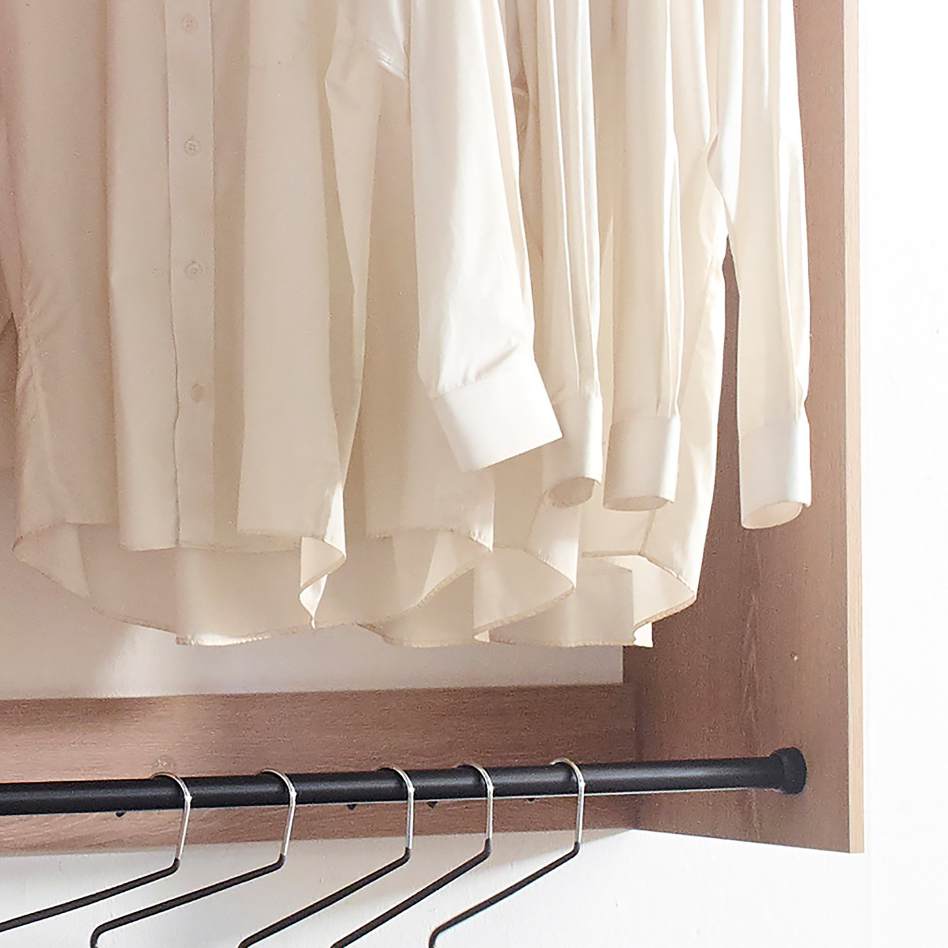 Devi - Wall Mounted Wood Closet System & Modular Units And Warm - Oak - Image 5