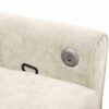 2 In 1, 3 Seater Sofa With Pull Out Bed And Reversible Recliner - Beige - Image 14