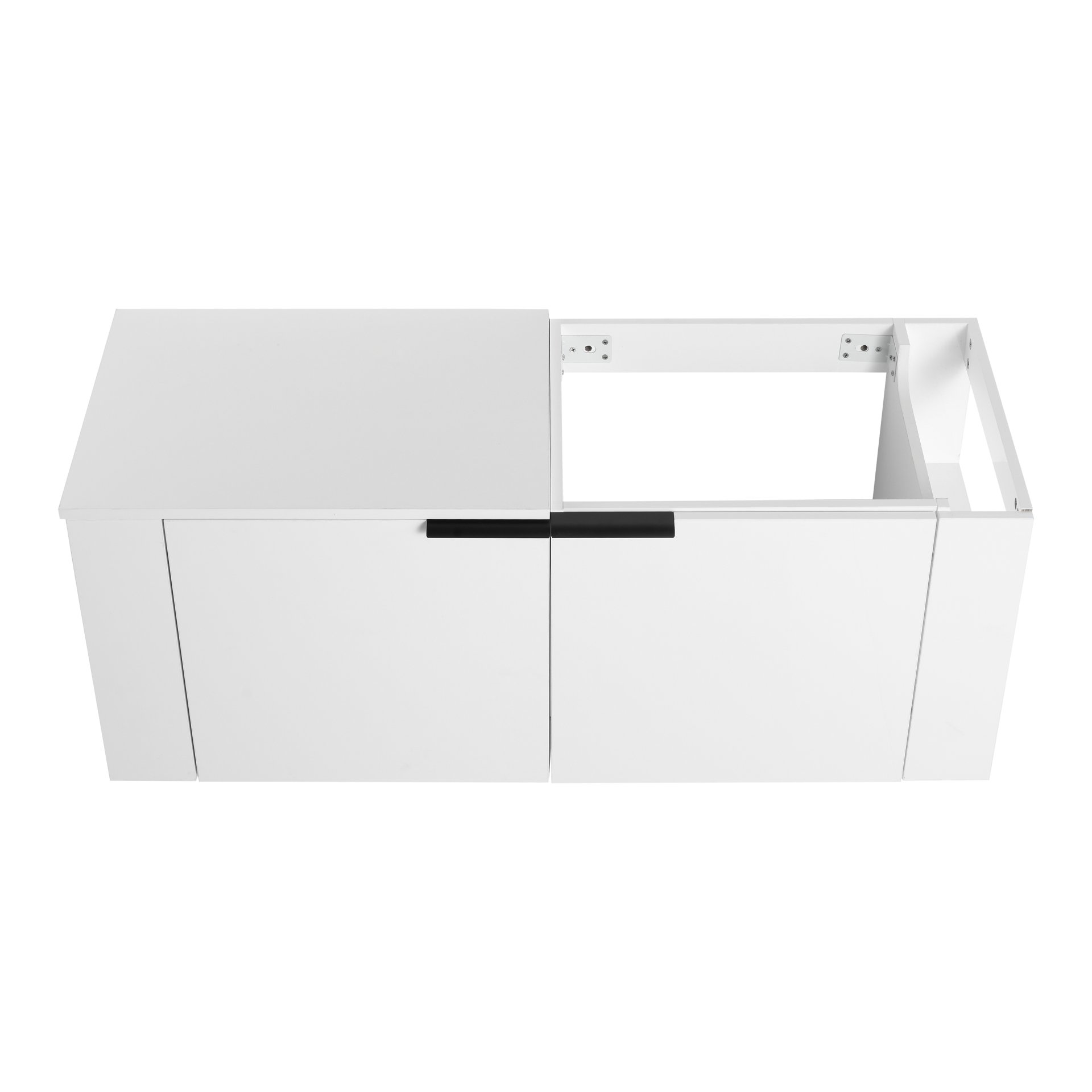 Modern 48" Bathroom Vanity Sink Combo With Spacious Storage - White - Image 17