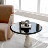 24" Round Tempered Glass Table Top Glass 1 / 2" Thick Beveled Polished Edge - Black - Image 2