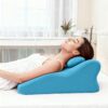 Ergonomic Spinal Posture Support Bed Pillow - Blue - Image 4