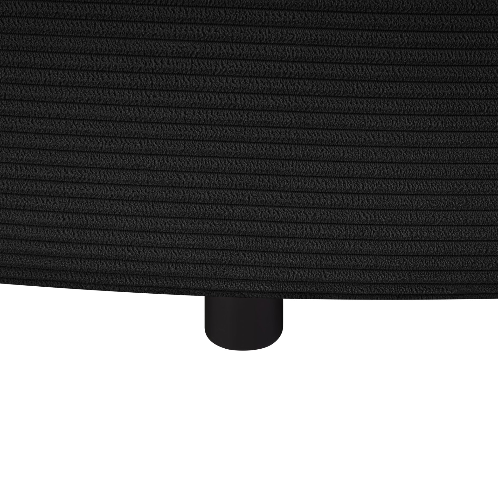 Oversized Double Chaise Lounge Sofa - Black - Image 14