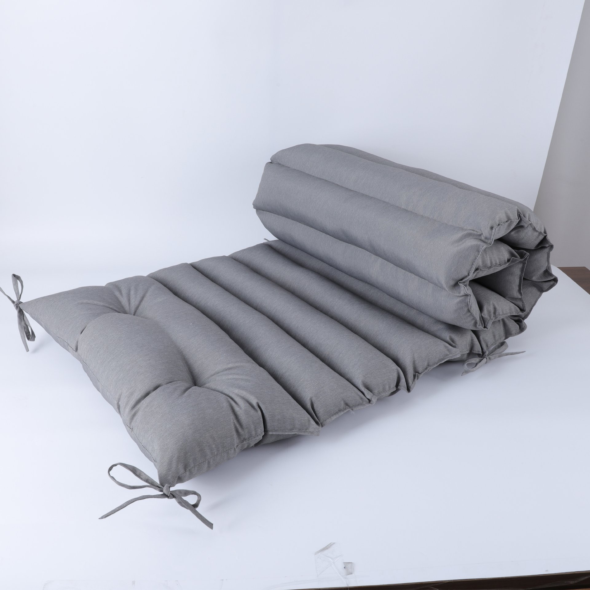 2 Piece Outdoor Chaise Lounge Cushion Set, Replacement Cushions For Patio - Gray - Image 8