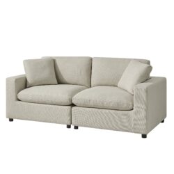 Cassandra - Modular 2 Piece Sofa - Beige