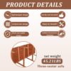 1 Piece Indoor / Outdoor 3 Seater Sofa, UV Resistant, Waterproof And Durable - Apricot Brown - Image 7