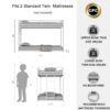 Adam - Twin Over Twin Metal Bunk Bed - White - Image 17