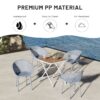 2 Piece Durable Single Chair With Mesh Hollow Out Design - Light Gray - Image 12
