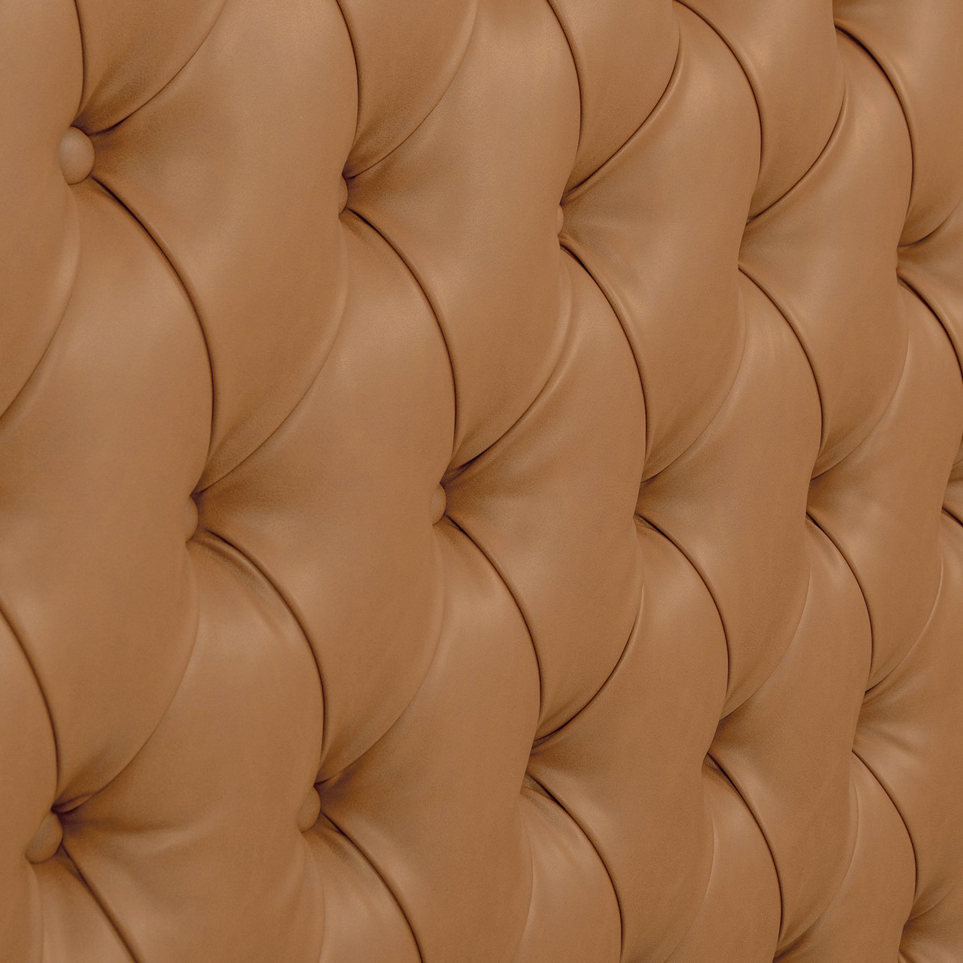 Brooklyn - King Tufted Panel Bed Headboard And Footboard Set - Caramel Tan Brown - Image 3
