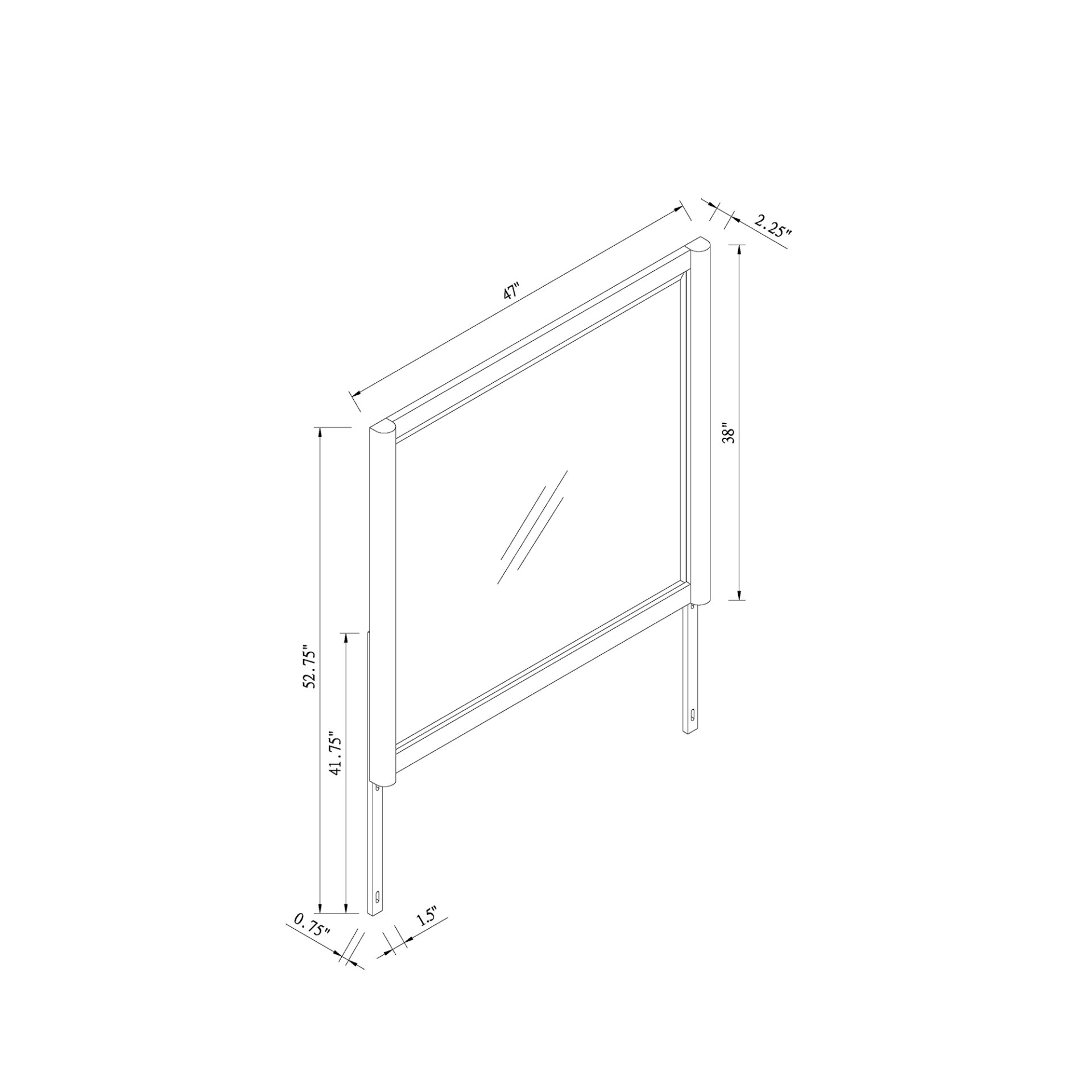 Sarai - 5 Piece King Bedroom Set With Upholstered Headboard, Spacious Storage - Brown - Image 9