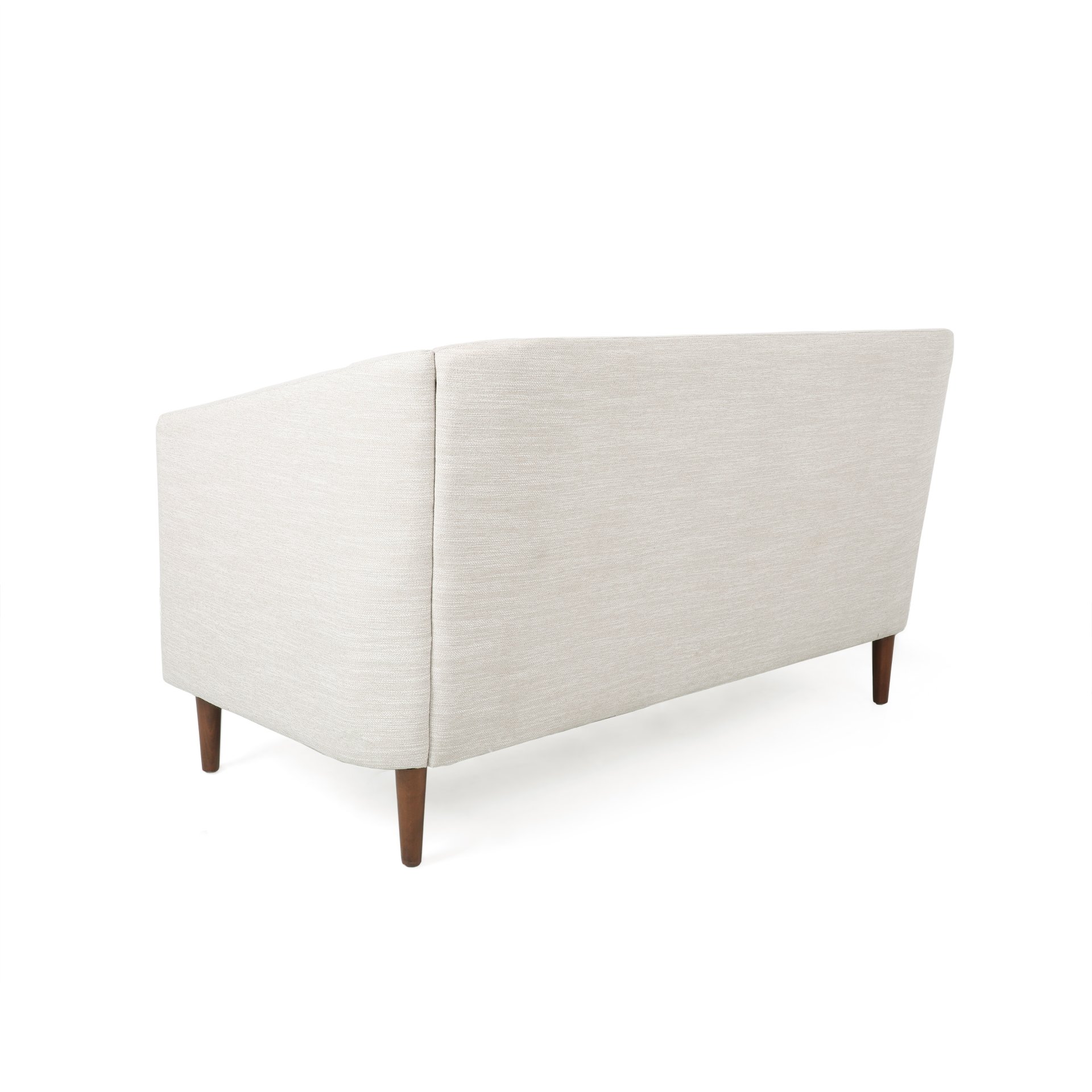 Sophisticated Loveseat With Diamond Stitched Detailing - Beige - Image 7