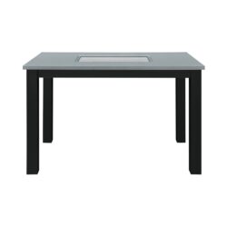 Dining Table Set With 4 Chairs, 5 Piece Set - Gray