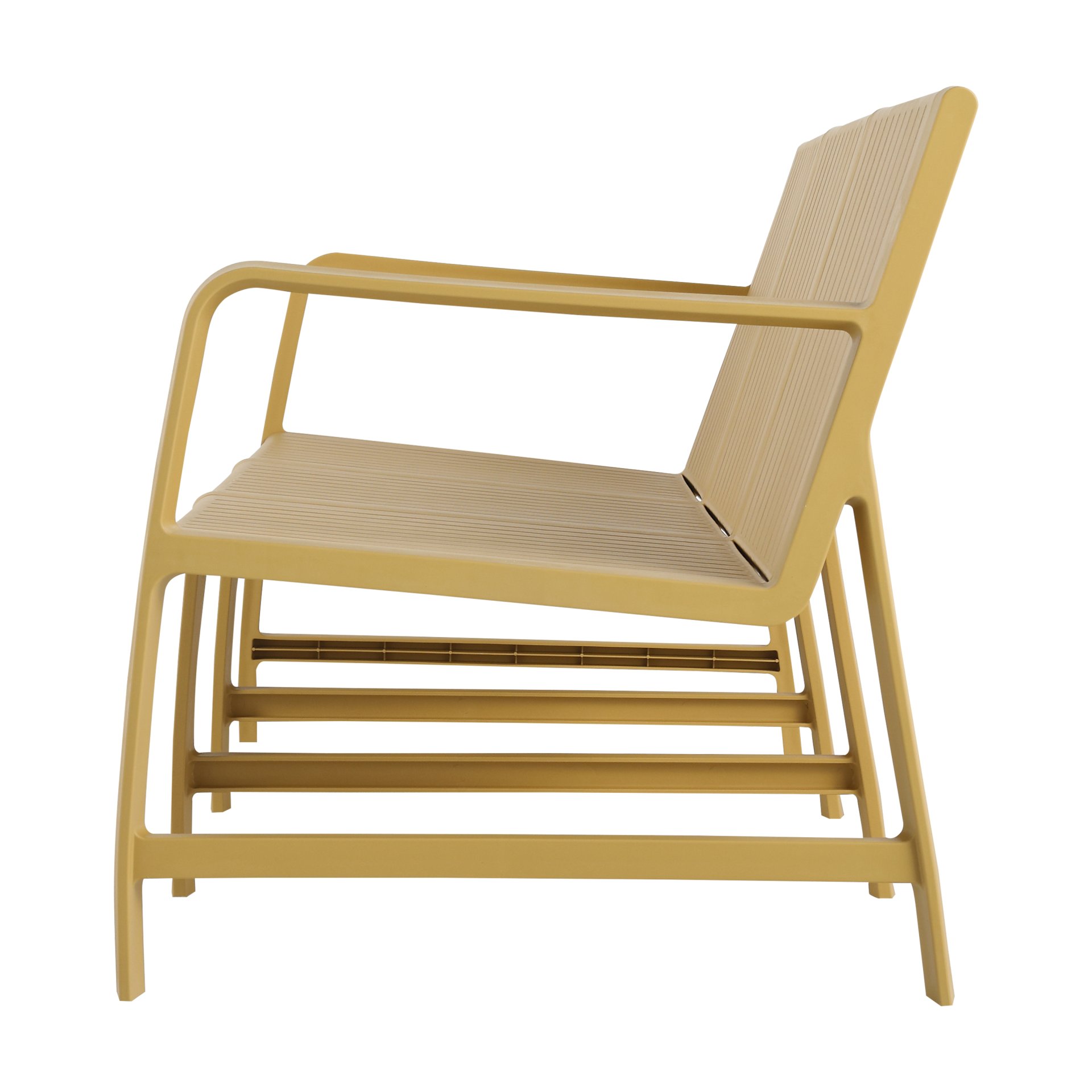 5 Piece Indoor / Outdoor Furniture Set 3 Seater Sofa, 2 Chairs And 2 Coffee Tables, Waterproof And Durable - Brick Yellow - Image 21