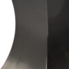 63" Modern Artificial Stone Crescent-Shaped Metal Legs, Can Accommodate 6-8 People - White / Black - Image 6
