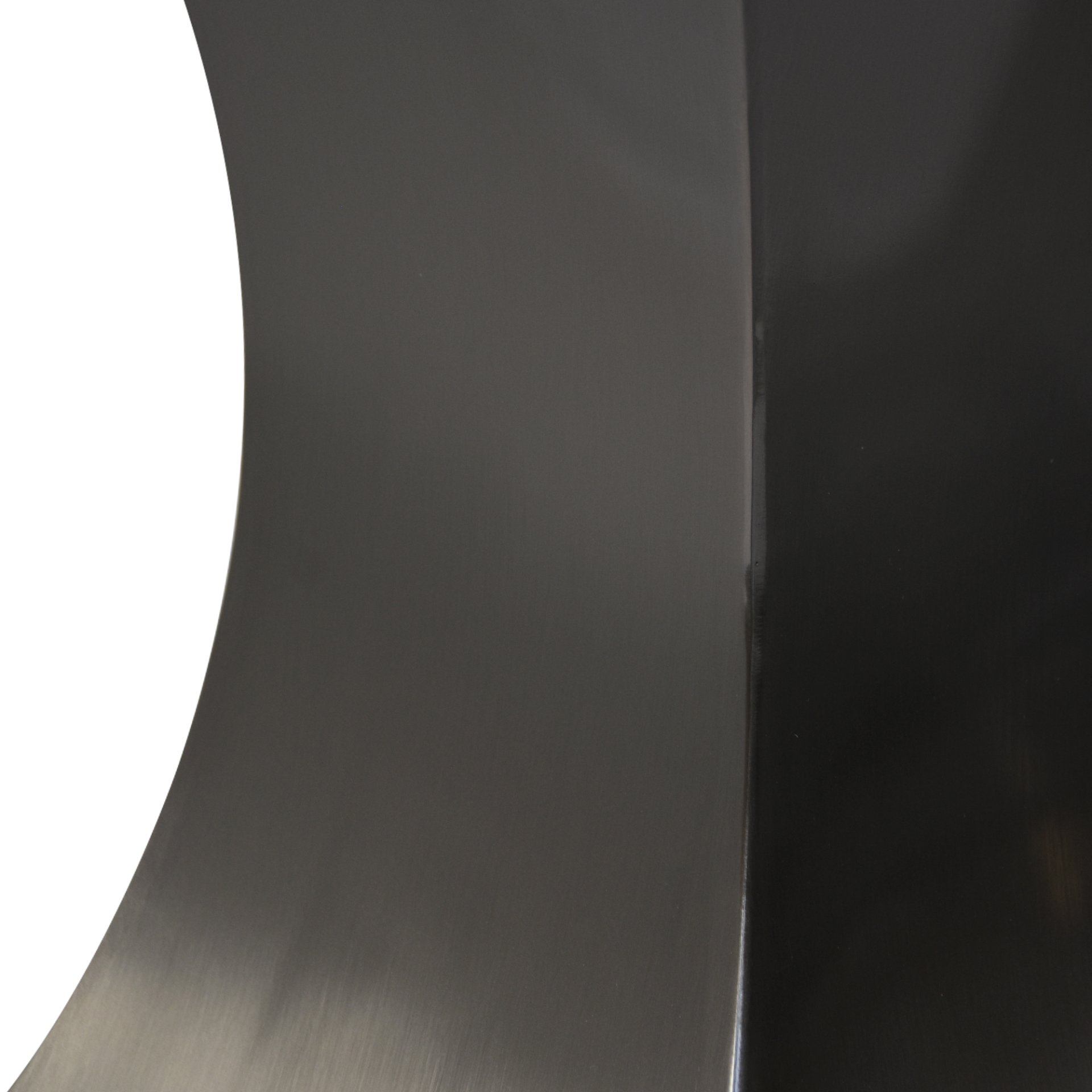 63" Modern Artificial Stone Crescent-Shaped Metal Legs, Can Accommodate 6-8 People - White / Black - Image 6