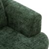 360° Swivel Accent Barrel Chair With Dual Layer Cushion, Round Seating For Living Room - Green - Image 13
