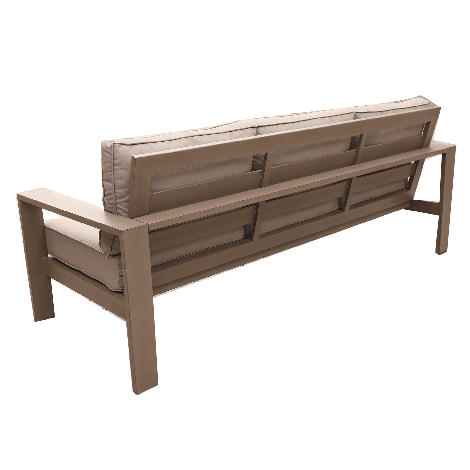 Sofa, Wood Grained - Light Brown - Image 9