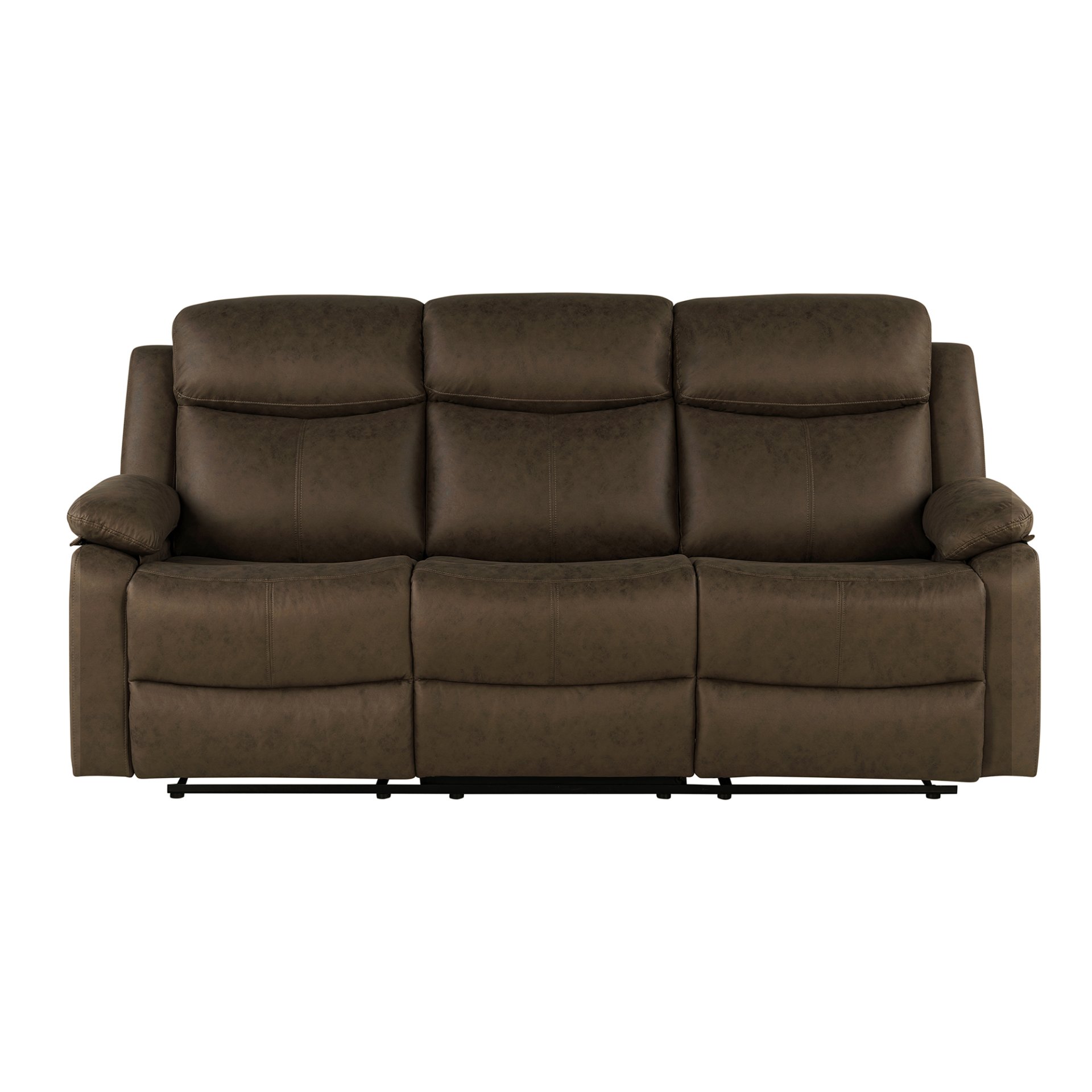 Brenda - Sofa Manual Recline Function - Brown - Image 4
