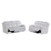 Blanche - Reclining Loveseat With LED Lights And Built In Speakers - White - Image 12