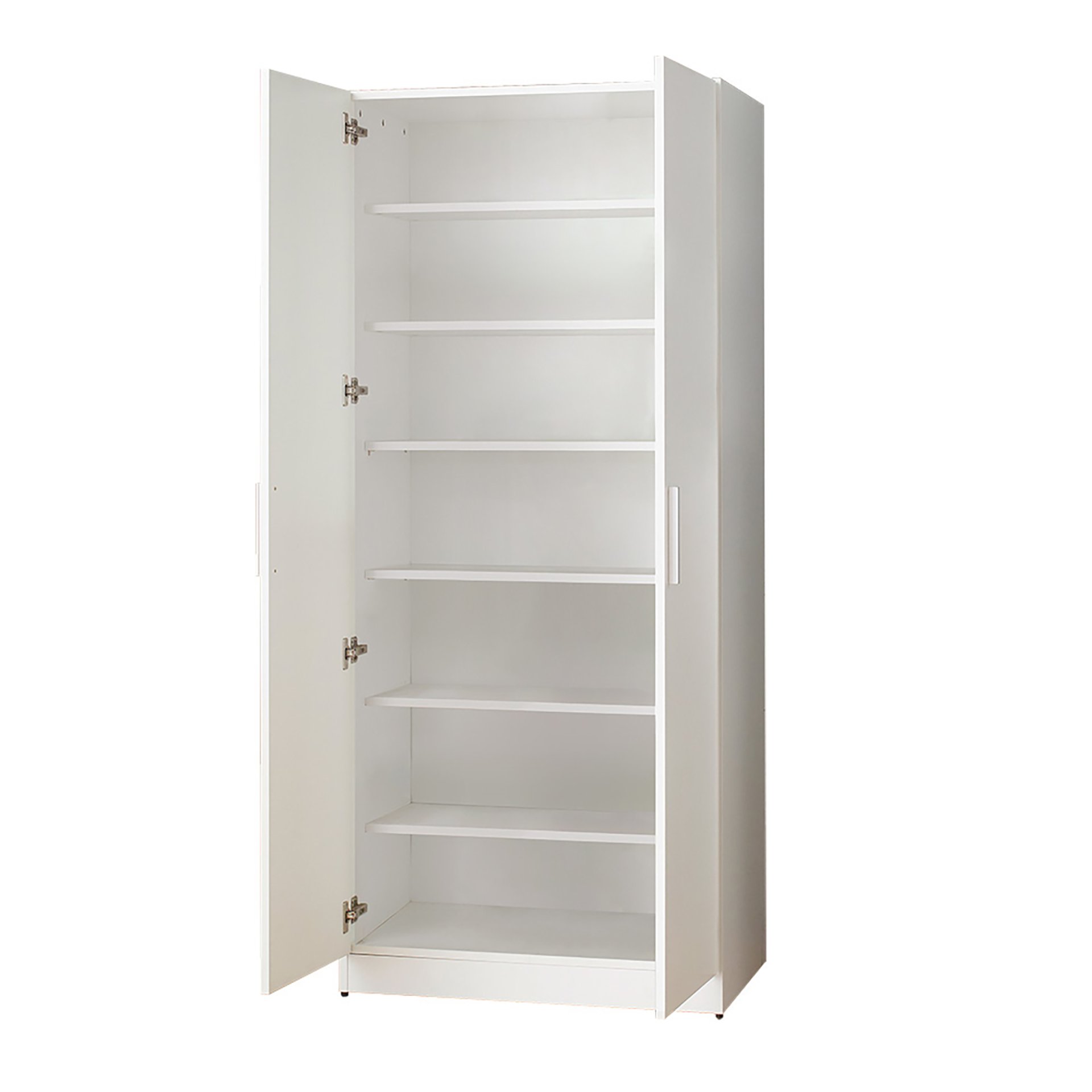 Mia Tall Shoe Cabinet With 6 Shelves - White - Image 7