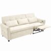 2 In 1, 3 Seater Sofa With Pull Out Bed And Reversible Recliner - Beige - Image 19