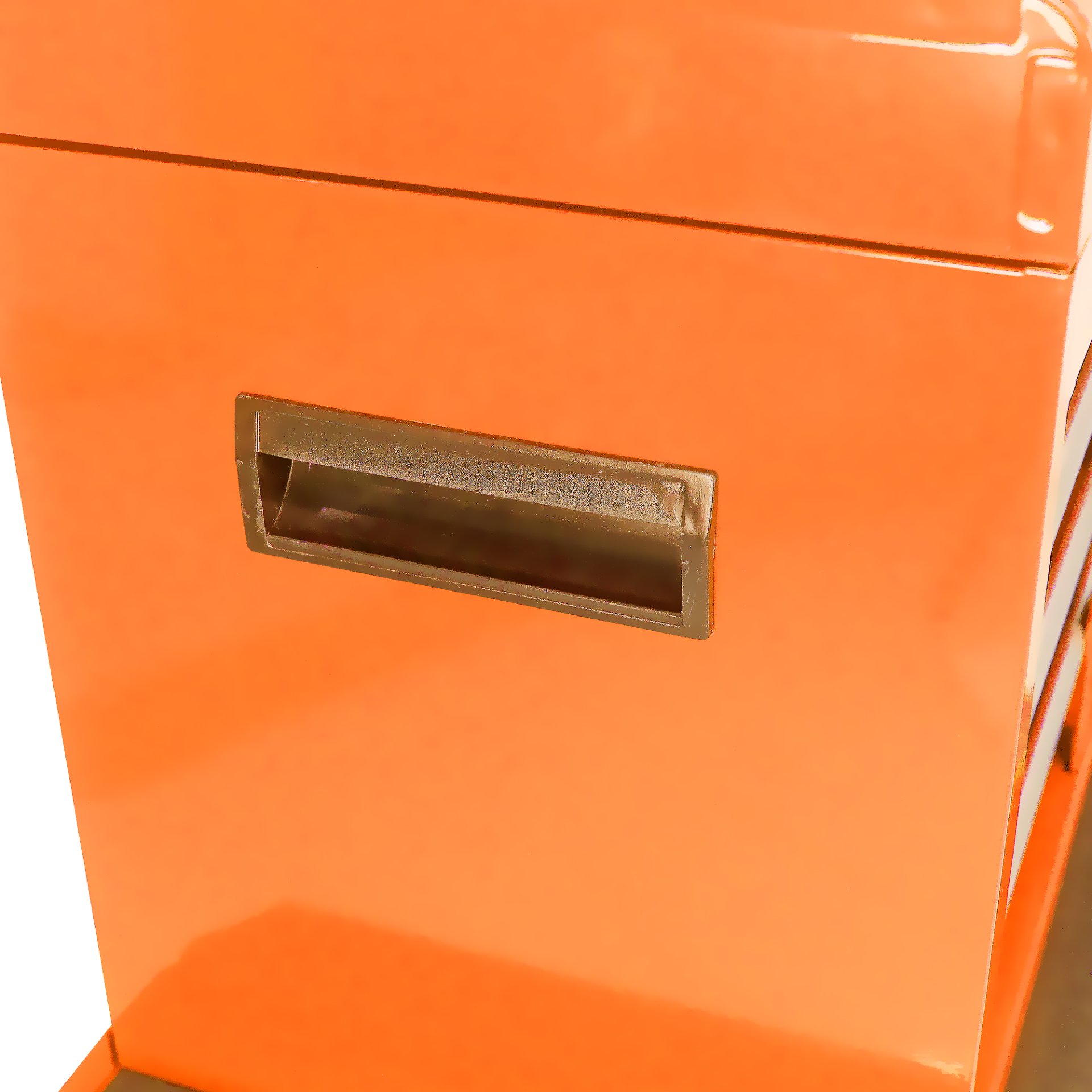 Rolling Tool Chest, 5 Drawer Tool Box Organizer With Lockable Wheels & Sliding Drawers & Detachable Top & Adjustable Shelf, Tool Storage Cabinet For Garage Workshop - Orange - Image 15