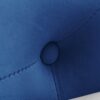 Chaise Lounge Indoor, Velvet Lounge Chair For Bedroom With Storage & Pillow, Modern Upholstered Rolled Arm Chase Lounge For Sleeping With Nailhead Trim For Living Room Bedroom Office - Navy Blue - Image 6