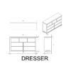 Augusta - Full Bed With Panel Headboard, Low Profile, 5 Piece Set Includes Bed, Dresser, Chest, Nightstand, Mirror - Beige / Brown - Image 11