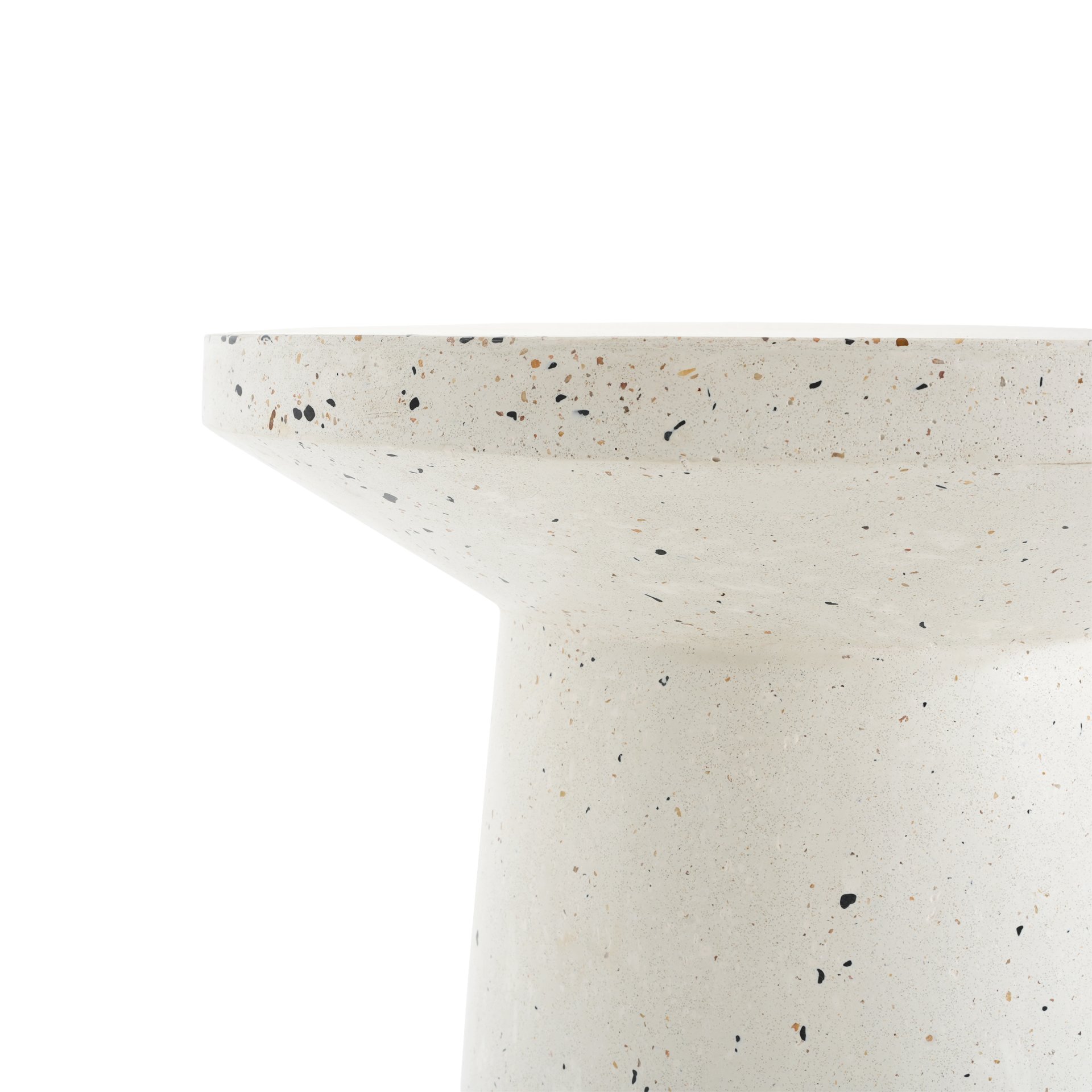Terrazzo - Outdoor Side Table - White - Image 11