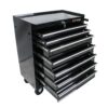 7 Drawers Multifunctional Tool Cart With Wheels - Black - Image 7