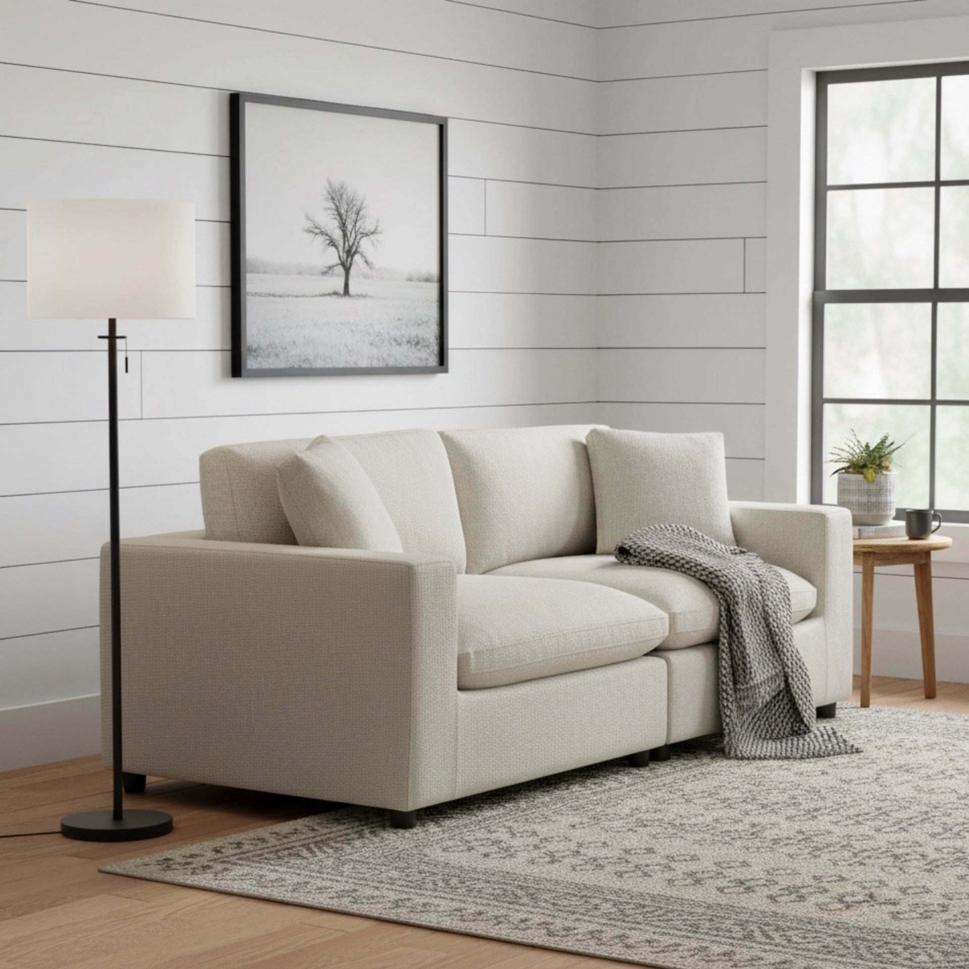 Cassandra - Modular 2 Piece Sofa - Beige - Image 2