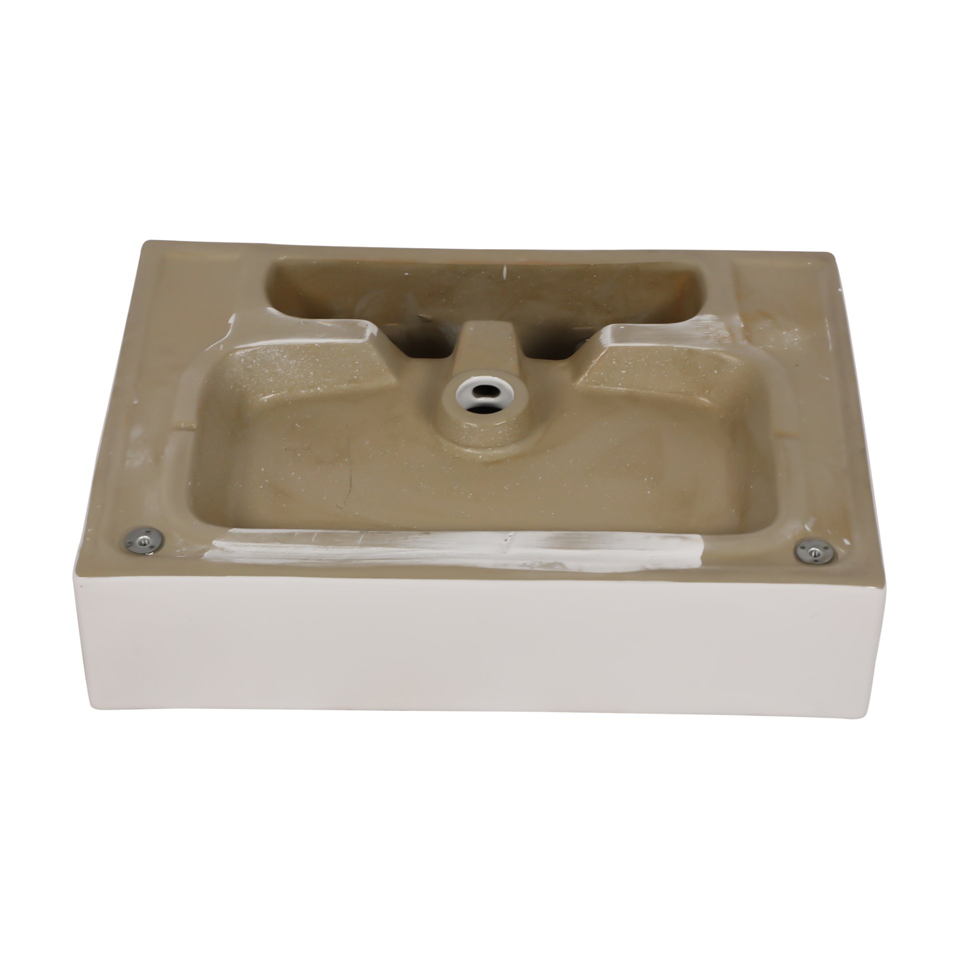 Ceramic Console Sink Basin With Legs 30" Bathroom Console Sink With Overflow - White - Image 8