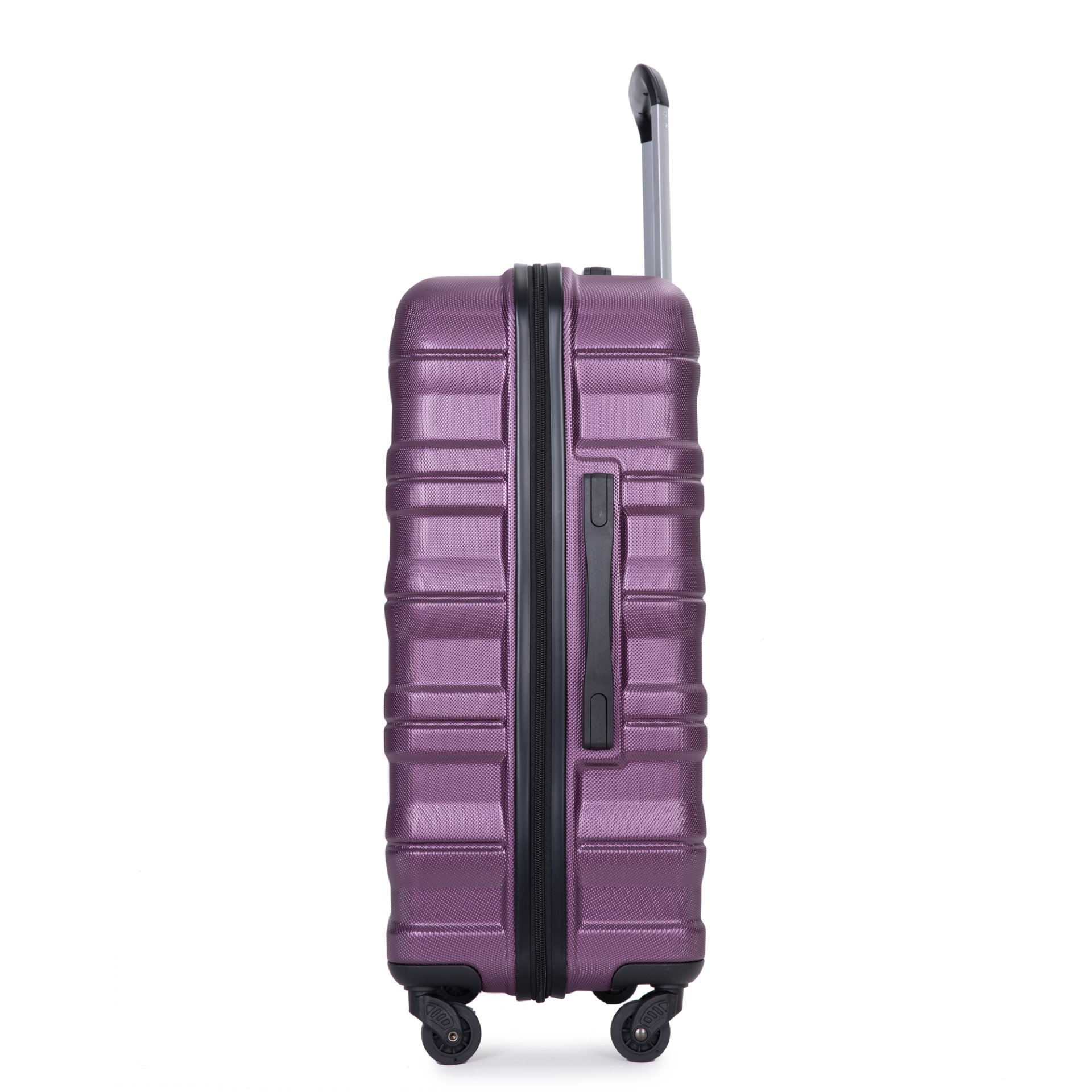 Expandable 3 Piece Luggage Sets Pc Lightweight & Durable Suitcase With Two Hooks, Spinner Wheels, Tsa Lock, (21/25/29) - Dark Purple - Image 13
