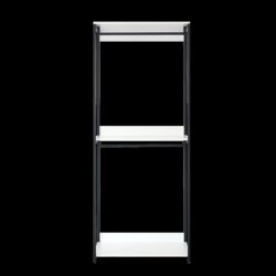 Fiona - Wood And Metal Walk In Closet With 1 Shelf Melamine - White