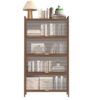 4 Flip Doors Cabinet, With Ample Storage Space For Living Room - Walnut - Image 22
