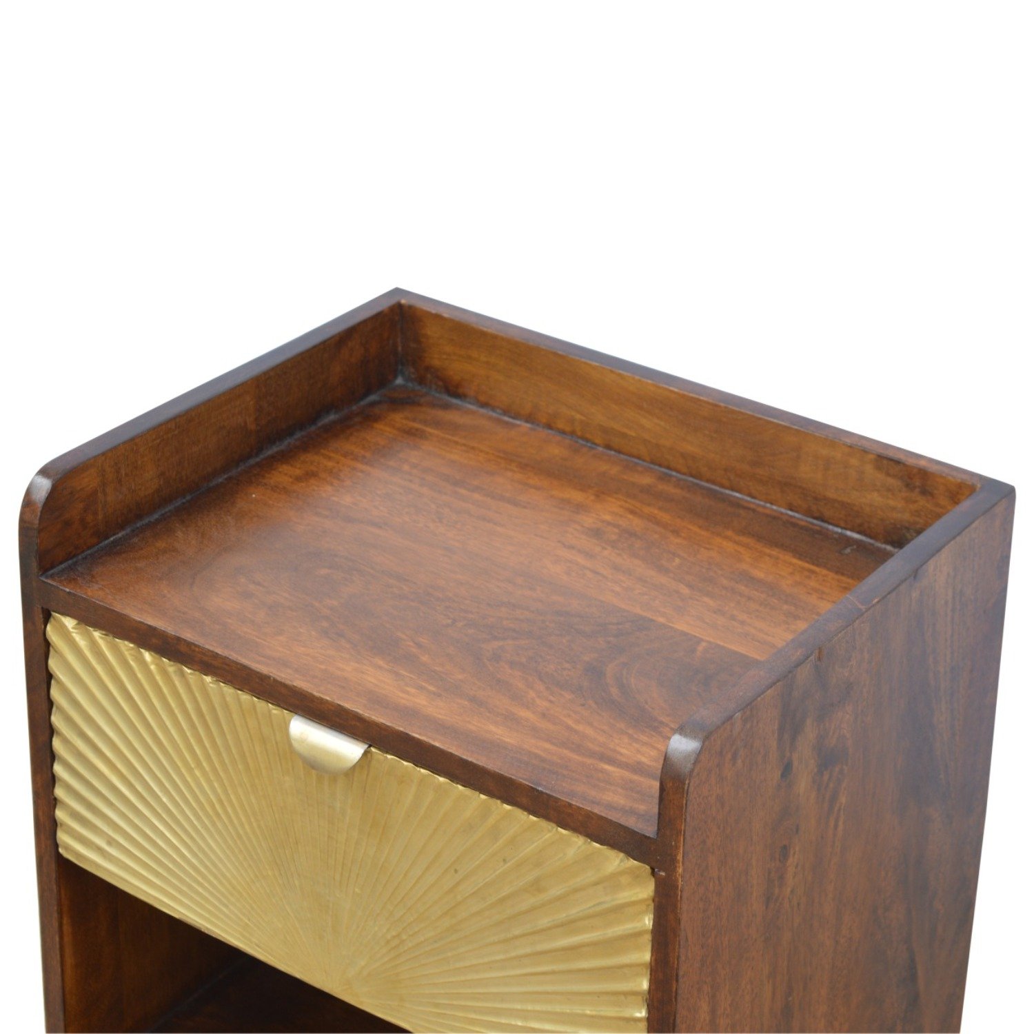 Manila - 1 Drawer Nightstand - Chestnut - Image 17