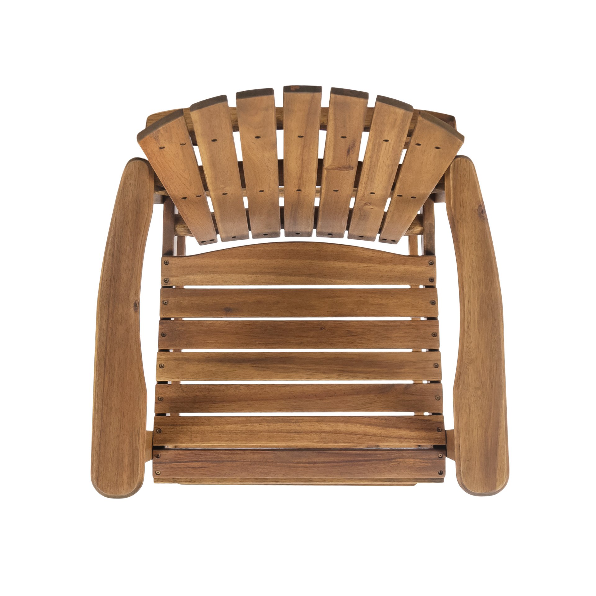 Outdoor Adirondack Barstools (Set of 2) - Natural Stained - Image 12
