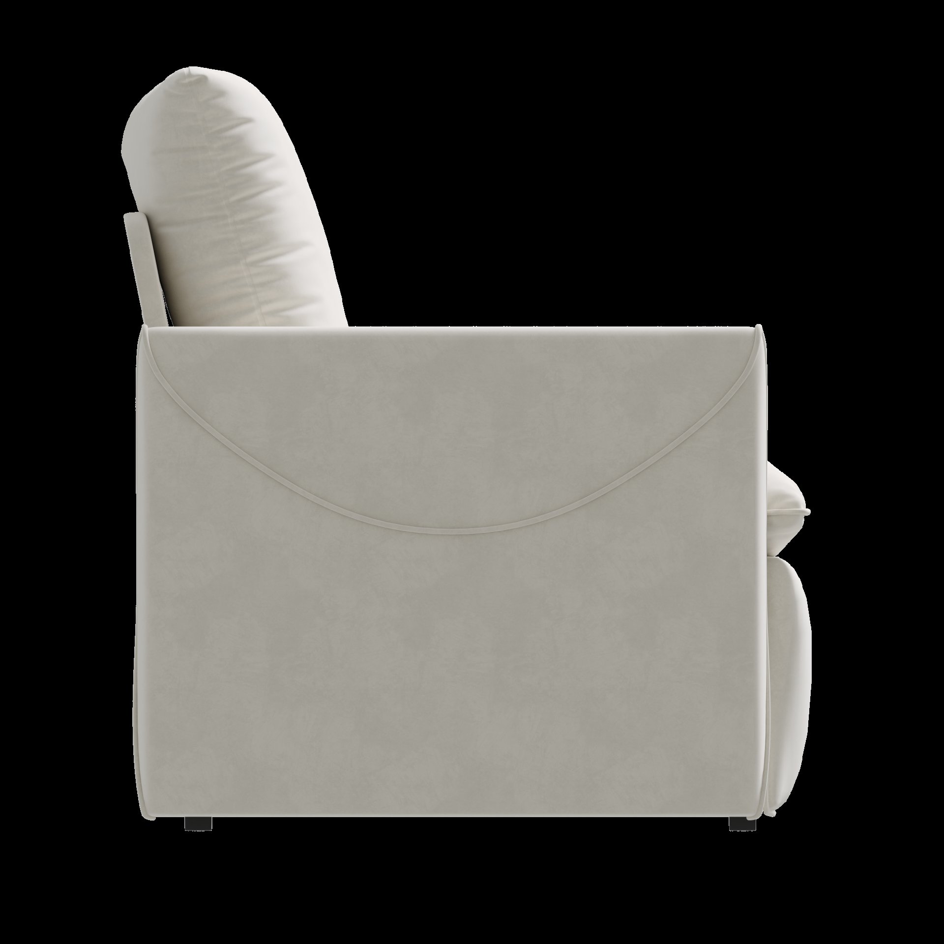 Pull Out Sofa Bed, 3 Seat Convertible Sleeper Sofa With 2 In 1 Pillow And Blanket Set Multifunctional Velvet Loveseat Bed - Beige - Image 9