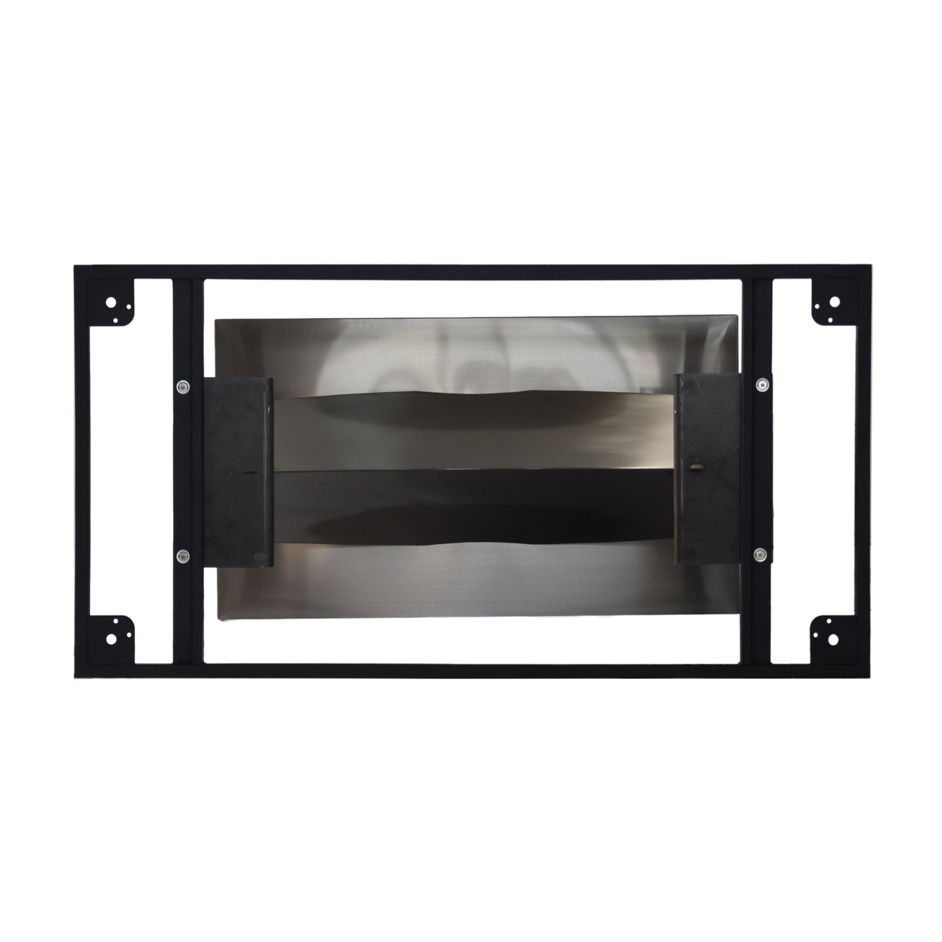 63" Modern Artificial Stone Crescent-Shaped Metal Legs, Can Accommodate 6-8 People - White / Black - Image 10
